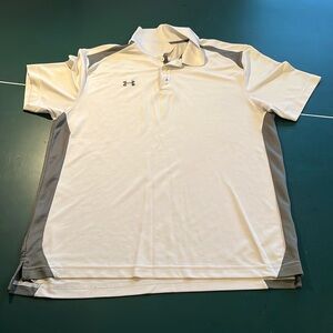 Under Armor White Golf Polo ⛳️